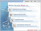 Startfenster - BackupTool f&uuml;r Outlook Express